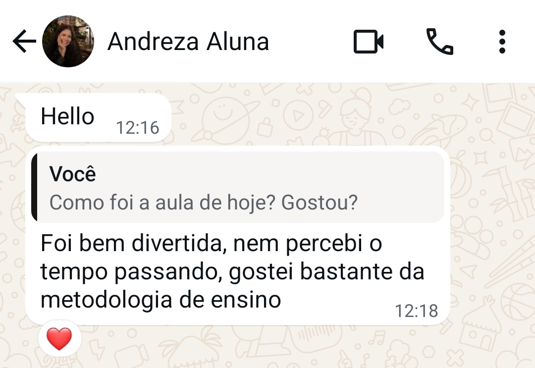 Depoimento Vox English