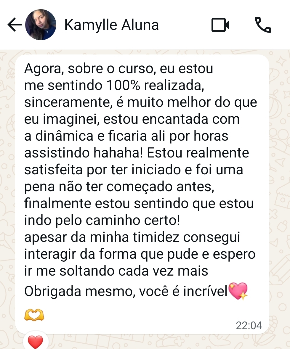 Depoimento Vox English